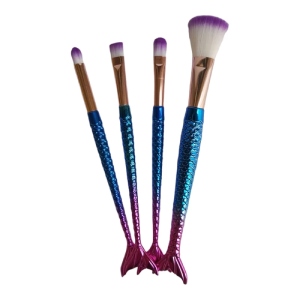 برس آرایشی مدل براش یونیکورن پری دریایی مویی و بسی